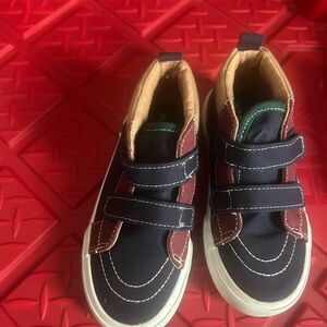Stylish Navy and Brown Kids Shoes